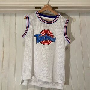 Unisex Tune Squad White Basketball Jersey Lola Bunny fits like Adult S